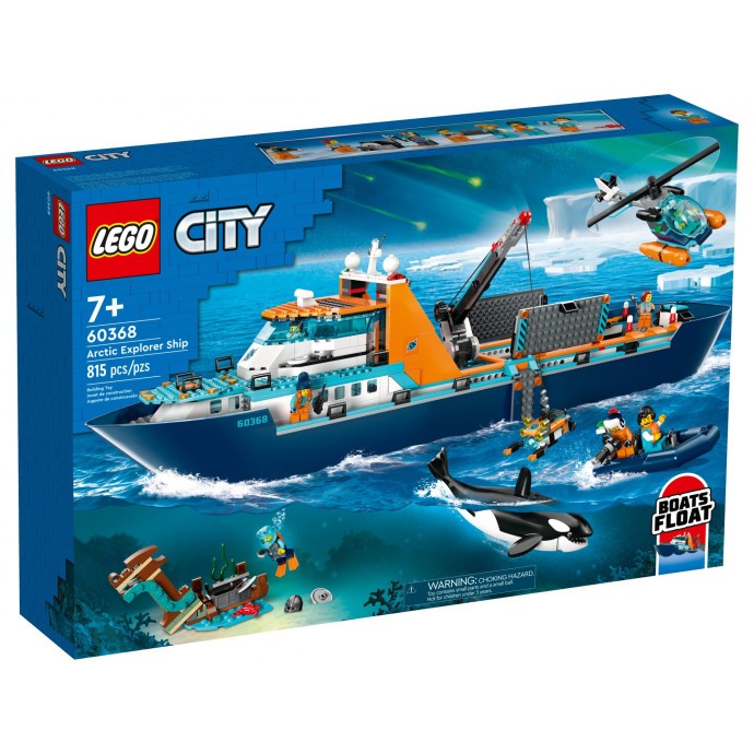 Блоковый конструктор LEGO City Арктический исследовательский корабль (60368)  Фото №0