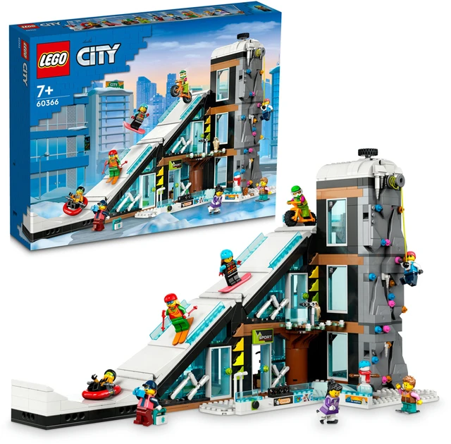 Блоковий конструктор LEGO City Гірськолижний і скелелазний центр (60366)  Фото №7