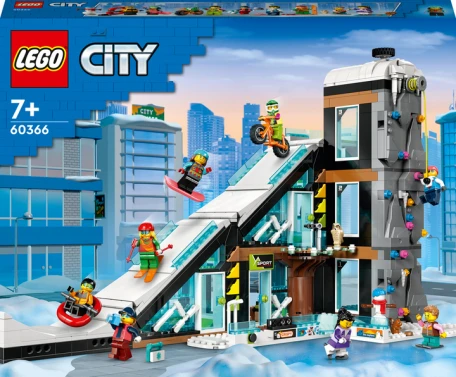 Блоковий конструктор LEGO City Гірськолижний і скелелазний центр (60366)