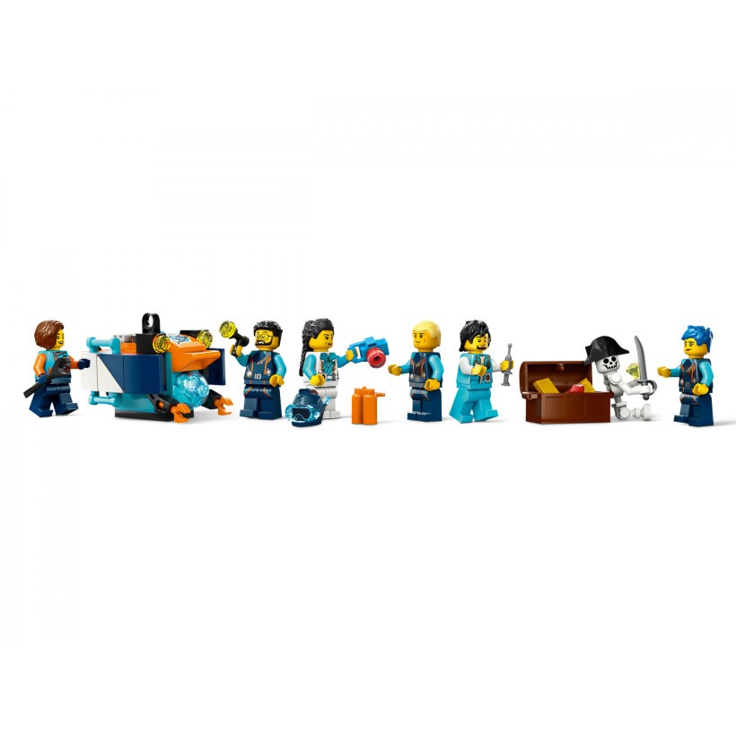 Блоковый конструктор LEGO City Глубоководная исследовательская подводная лодка (60379)  Фото №0