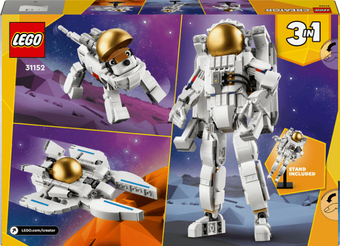 Блоковый конструктор LEGO Creator Космонавт (31152)  Фото №2