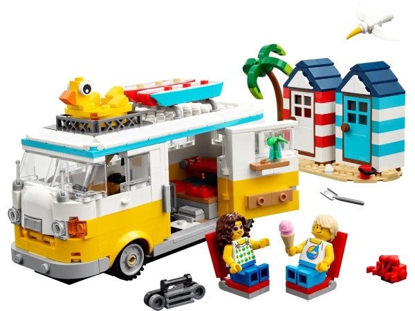 Блоковий конструктор LEGO Creator Пляжний фургон (31138)  Фото №0