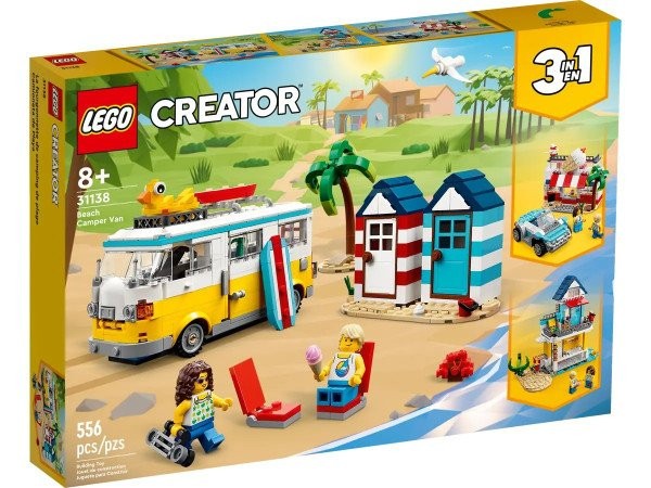 Блоковий конструктор LEGO Creator Пляжний фургон (31138)  Фото №5