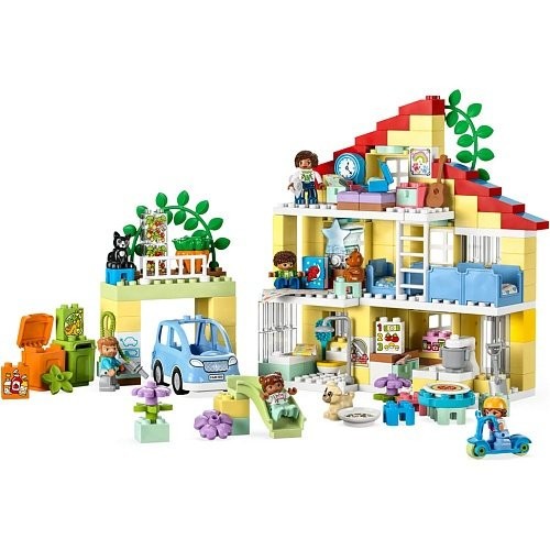 Блоковый конструктор LEGO Duplo Семейный дом 3 в 1 (10994)