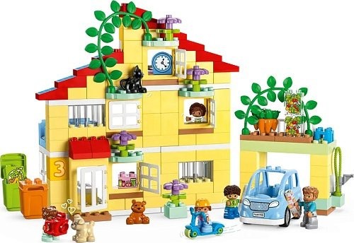 Блоковый конструктор LEGO Duplo Семейный дом 3 в 1 (10994)  Фото №0