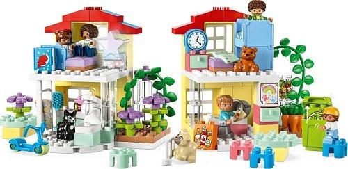 Блоковый конструктор LEGO Duplo Семейный дом 3 в 1 (10994)  Фото №1