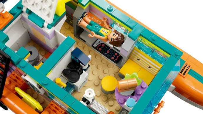 Блоковий конструктор LEGO Friends Човен морської рятувальної бригади (41734)  Фото №1