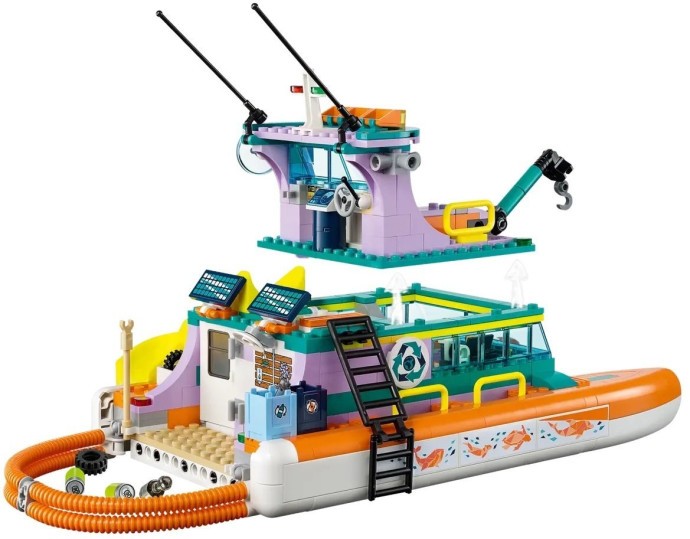 Блоковий конструктор LEGO Friends Човен морської рятувальної бригади (41734)  Фото №4