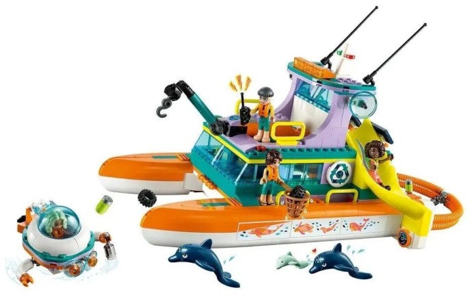 Блоковий конструктор LEGO Friends Човен морської рятувальної бригади (41734)  Фото №5