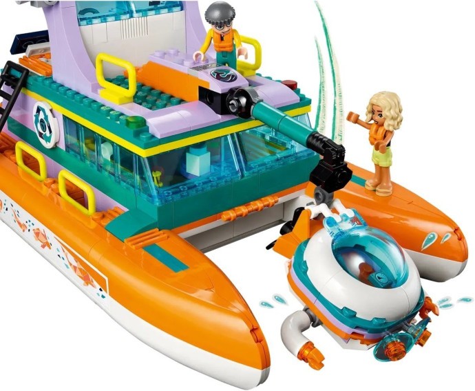 Блоковий конструктор LEGO Friends Човен морської рятувальної бригади (41734)  Фото №6