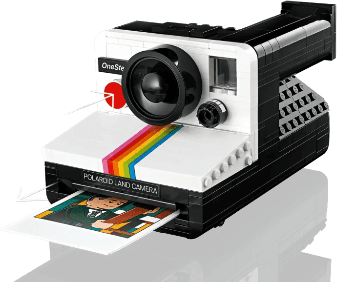 Блоковый конструктор LEGO Ideas Фотоаппарат Polaroid OneStep SX-70 (21345)  Фото №5