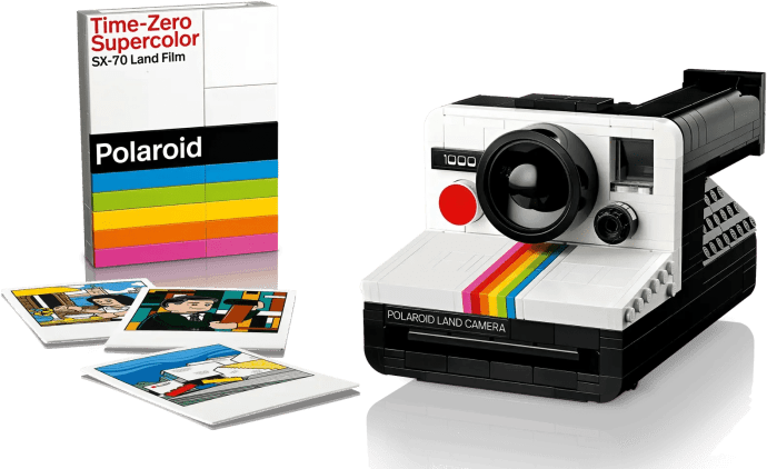 Блоковый конструктор LEGO Ideas Фотоаппарат Polaroid OneStep SX-70 (21345)  Фото №7
