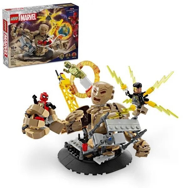 Блочный конструктор LEGO Marvel Человек-паук vs. Песчаный человек: Решающая битва (76280)  Фото №0