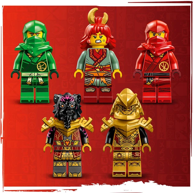 Блоковий конструктор LEGO Ninjago Вулканічний Дракон, що трансформує Хітвейва (71793)  Фото №6