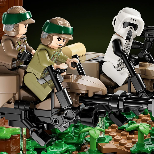 Блоковий конструктор LEGO Star Wars Діорама Погоня на спідері на Ендорі (75353)  Фото №2