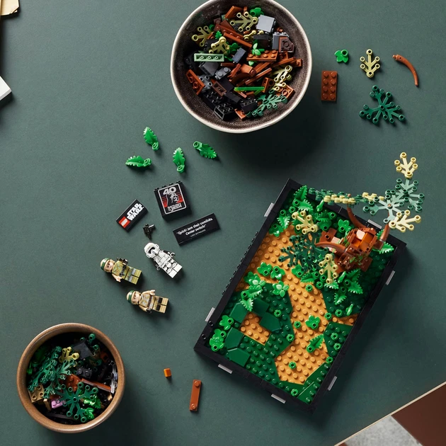 Блоковий конструктор LEGO Star Wars Діорама Погоня на спідері на Ендорі (75353)  Фото №5