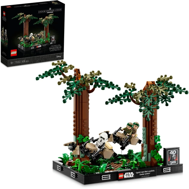 Блоковий конструктор LEGO Star Wars Діорама Погоня на спідері на Ендорі (75353)  Фото №7