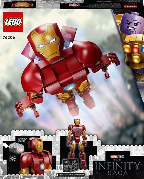 Блоковый конструктор LEGO Super Heroes Фигурка Железного человека (76206)  Фото №2