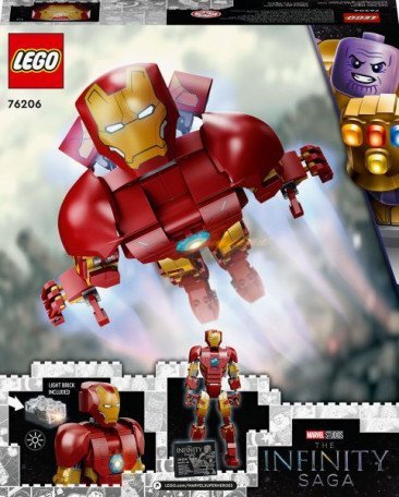 Блоковый конструктор LEGO Super Heroes Фигурка Железного человека (76206)  Фото №2