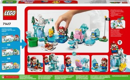 Блоковий конструктор LEGO Super Mario Снігова пригода Моржа-перевертуна. Додатковий набір (71417)
