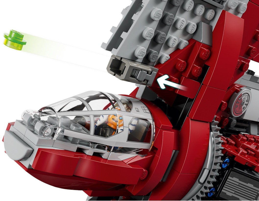 Блоковий конструктор LEGO Джедайський шатл Т-6 Асокі Тано (75362)  Фото №1