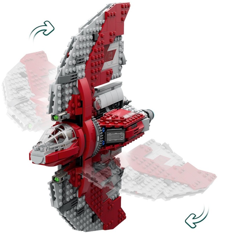 Блоковий конструктор LEGO Джедайський шатл Т-6 Асокі Тано (75362)  Фото №2