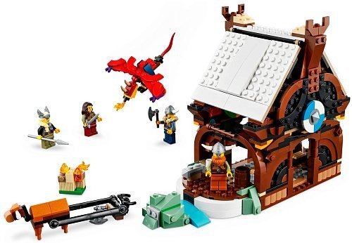 Блоковый конструктор LEGO Корабль викингов и Мидгардский змей (31132)  Фото №0