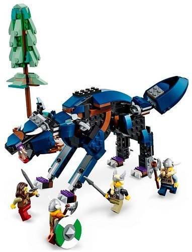Блоковый конструктор LEGO Корабль викингов и Мидгардский змей (31132)  Фото №1