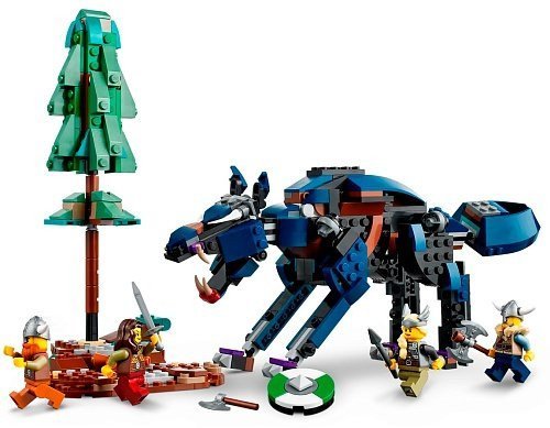 Блоковый конструктор LEGO Корабль викингов и Мидгардский змей (31132)  Фото №2