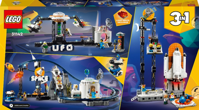 Блоковый конструктор LEGO Космические американские горки (31142)  Фото №2