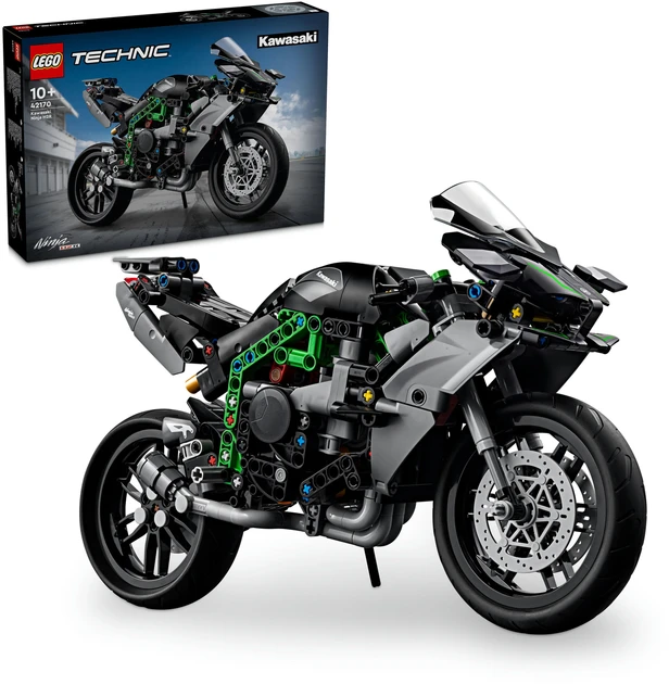 Блоковый конструктор LEGO Мотоцикл Кавасаки Ниндзя H2R (42170)  Фото №7