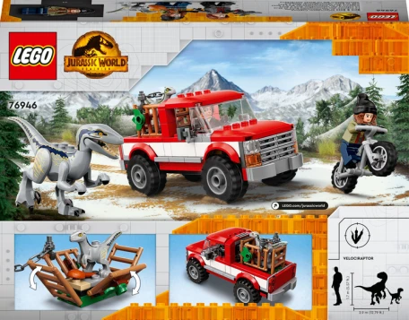 Блоковий конструктор LEGO Полювання на Блу і Бета-велоцираптора (76946)  Фото №8