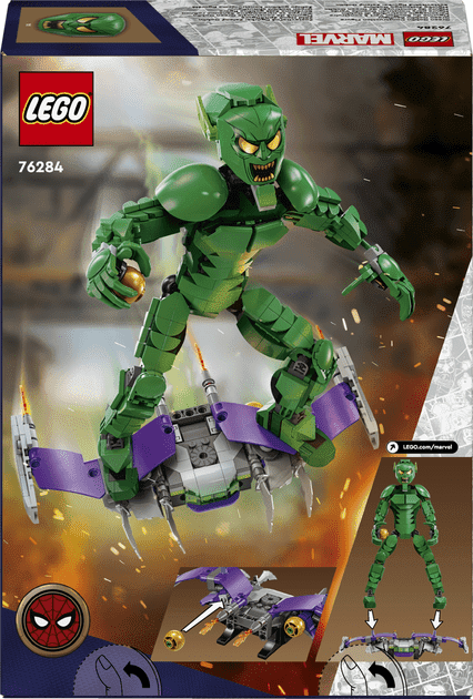 Блоковый конструктор LEGO Фигурка зеленого гоблина (76284)  Фото №2