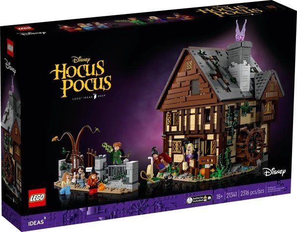 Блоковый конструктор LEGO Фокус-покус Диснея: Коттедж сестер Сандерсон (21341)  Фото №10