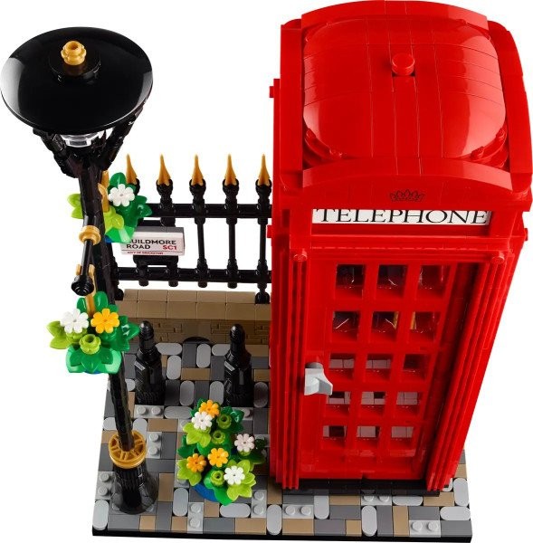 Блоковый конструктор LEGO Красная лондонская телефонная будка (21347)  Фото №1