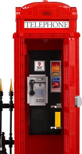 Блоковый конструктор LEGO Красная лондонская телефонная будка (21347)  Фото №5