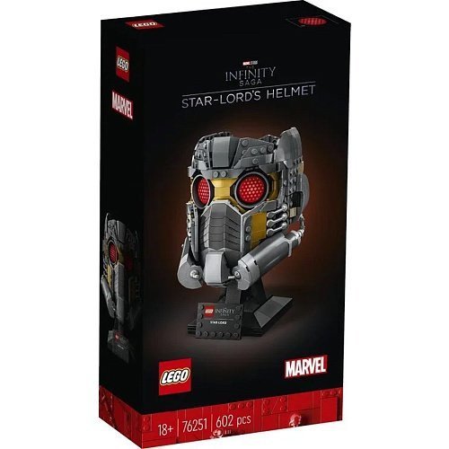 Блочный конструктор LEGO Шлем Звездного Лорда (76251)  Фото №7