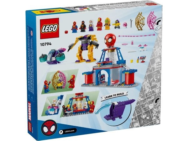 Блоковый конструктор LEGO Штаб-квартира Team Spidey Web Spinner (10794)  Фото №4