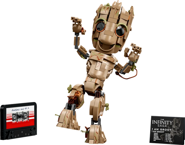 Блочный конструктор LEGO Я есть Грут (76217)  Фото №7