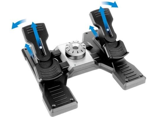 Панель приладів Logitech G Saitek PRO Flight Rudder Pedals (945-000005)  Фото №1
