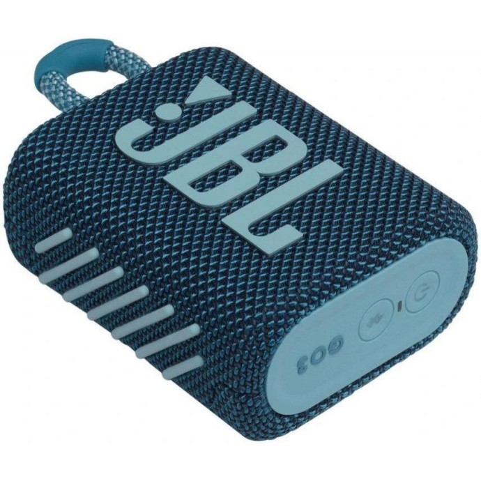 Портативна колонка JBL Go 3 Blue (JBLGO3BLU)  Фото №2