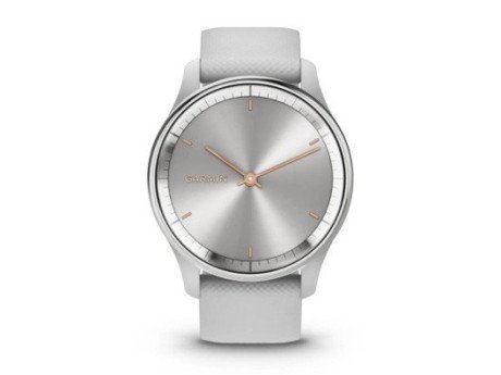 Смарт-годинник Garmin Vivomove Trend Silver S. Steel Bezel w. Mist Gray Case and S. Band (010-02665-03)  Фото №0