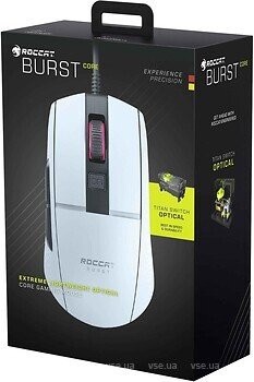 Миша ROCCAT Burst Core AIMO White (ROC-11-751)  Фото №4