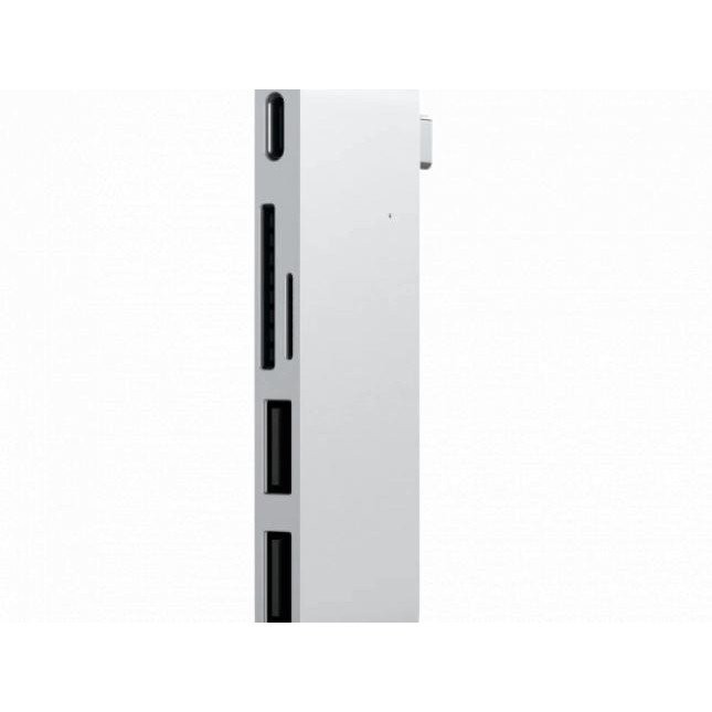 Мультипортовый адаптер Satechi Type-C USB 3.0 Pass-through HubSilver (ST-TCUPS)