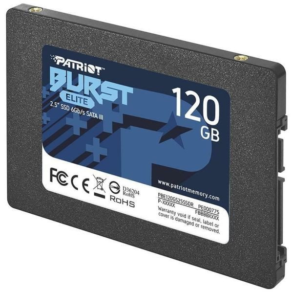 SSD накопичувач PATRIOT Burst Elite 120 GB (PBE120GS25SSDR)  Фото №1