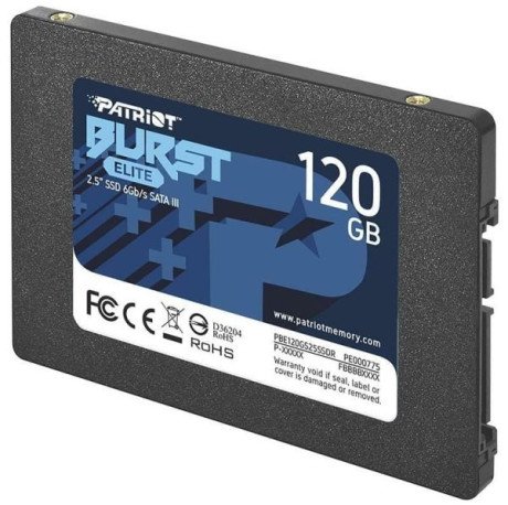 SSD накопитель PATRIOT Burst Elite 120 GB (PBE120GS25SSDR)  Фото №1