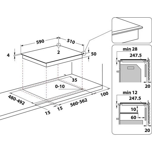 Варильна поверхня електрична Whirlpool WL S2760 BF/S  Фото №2