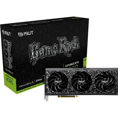 Відеокарта Palit GeForce RTX 4090 GameRock OmniBlack (NED4090019SB-1020Q)