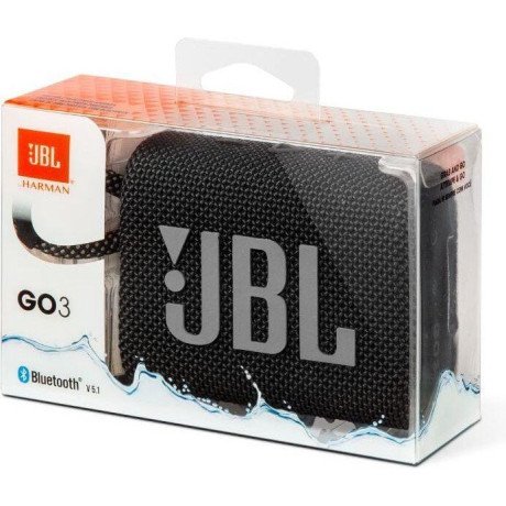 Портативная колонка JBL Go 3 Black (JBLGO3BLK)  Фото №0