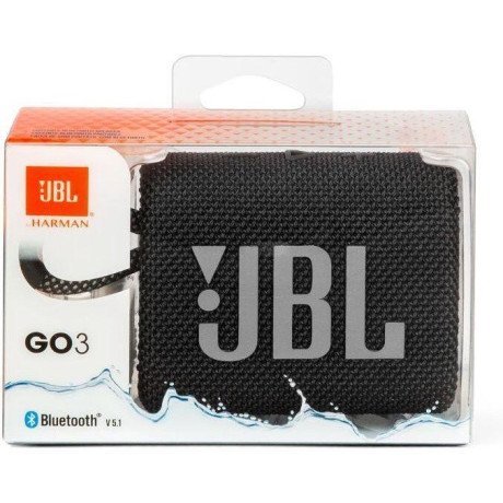 Портативная колонка JBL Go 3 Black (JBLGO3BLK)  Фото №1